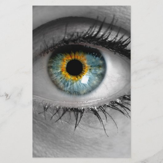 Papeterie Eye recherche la macro de concept du visualiseur (Devant)