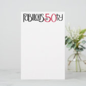 Papeterie Fabulous à 50 red Stationery (Debout devant)