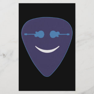 Papeterie Face de sourire onglet de guitare