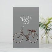 Papeterie Faire du vélo tous les jours. (Debout devant)