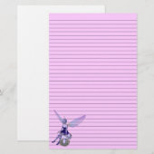 Papeterie Fairy personnalisable - lignes optionnel (Devant / Derrière)