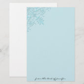 Papeterie faisante le coin victorienne de motif (Devant / Derrière)