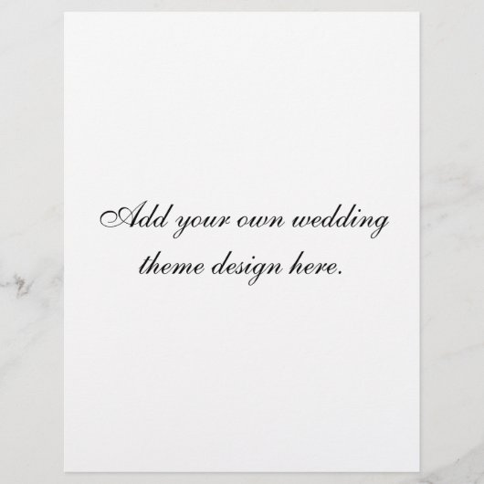 Papeterie faite sur commande de mariage d'en-tête (Devant)