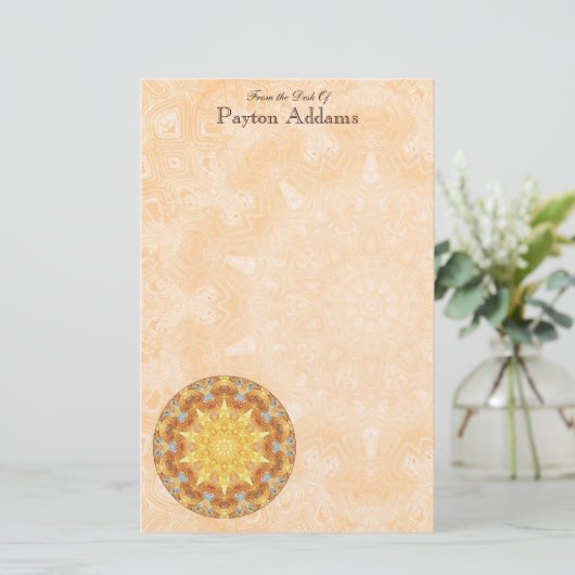 Papeterie faite sur commande de message de mandala (Debout devant)