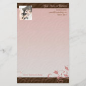 Papeterie faite sur commande de photo, remous rose (Devant)