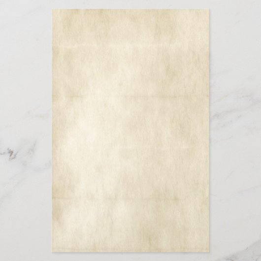 Papeterie Fancy Scrollwork Old Parchment with Your Name (Dos)