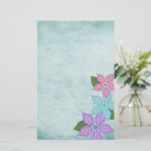 Papeterie fantaisie florale (Debout devant)