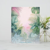 Papeterie fantaisie tropicale recto-verso (Debout devant)