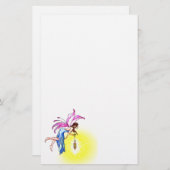 Papeterie Fée avec la lanterne (Devant / Derrière)