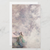 Papeterie Fée et Dragon Imaginaire Art Stationnaire (Devant / Derrière)