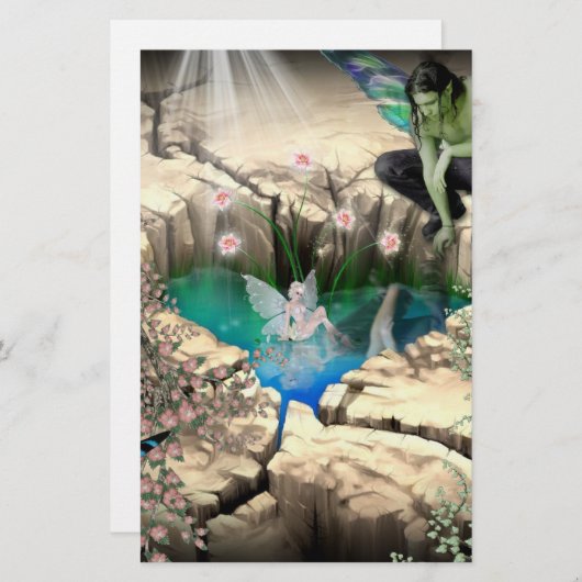 Papeterie Féerie en Elven Pond (Devant / Derrière)