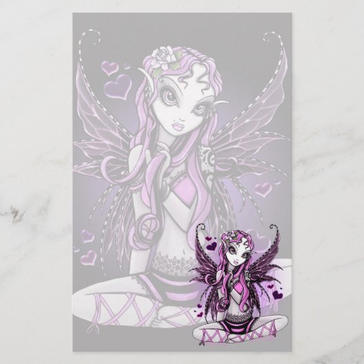 Papeterie féerique d'art de Valentine de ruban (Devant)