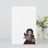 Papeterie féerique gothique de furets rouges de (Debout devant)