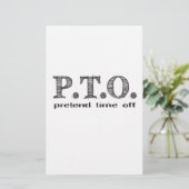 Papeterie Félicitations amusantes pour faire semblant d'être (Debout devant)