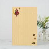 Papeterie Femme de cuisine et chat noir (Debout devant)