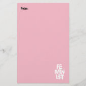 Papeterie Femme égale imitation de fille féminine féministe (Devant)