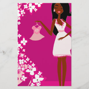 Papeterie femme enceinte noire