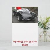 Papeterie Fenêtre Fractionnée Corvette de Noël (Debout devant)