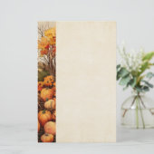 Papeterie Ferme citrouille automne récolte Thanksgiving (Debout devant)