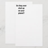 PAPETERIE FERME-TOI ! (Devant / Derrière)