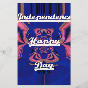 Papeterie Fête de l'Indépendance Abstraite Art