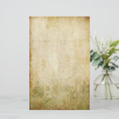 Papeterie Feuillage vintage - vert (Debout devant)