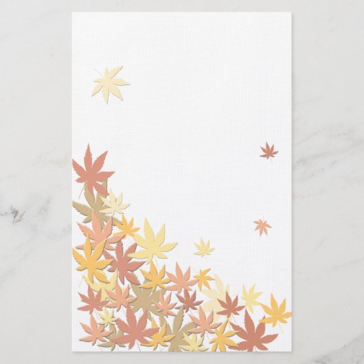Papeterie feuille d'érable (Devant)