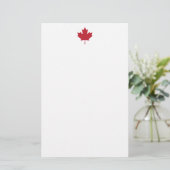 Papeterie Feuille d'érable du Canada (Debout devant)