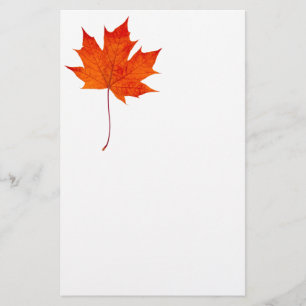 Papeterie Feuille d'érable rouge