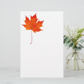 Papeterie Feuille d'érable rouge (Debout devant)