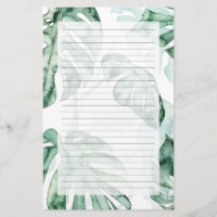 Feuille fendue de paume tropicale