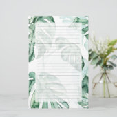 Papeterie Feuille fendue de paume tropicale (Debout devant)