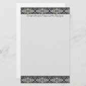 Papeterie Feuille fixe décorative personnalisée (Devant / Derrière)