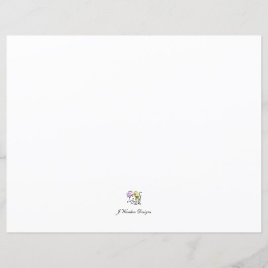 Papeterie Feuille Holly (avec articles corresponda (Dos)