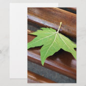 Papeterie feuille tombée (Devant / Derrière)