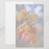 Papeterie Feuilles d'automne (Devant / Derrière)