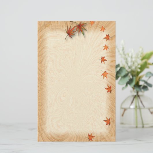 Papeterie Feuilles d'automne (Debout devant)