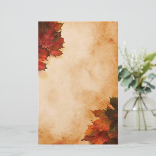 Papeterie Feuilles d'automne (Debout devant)