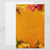 Papeterie Feuilles d'automne 1 (Devant / Derrière)