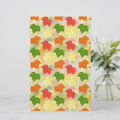 Papeterie feuilles d'automne de l'aquarelle (Debout devant)
