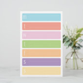 Papeterie Feuilles de calendrier hebdomadaire (Debout devant)