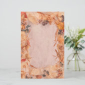 Papeterie Feuilles de chute, tiges, graines deviennent jaune (Debout devant)