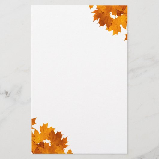 Papeterie Feuilles d'érable (Devant)