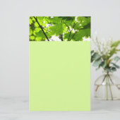 Papeterie Feuilles d'érable avec Raindrops (Debout devant)