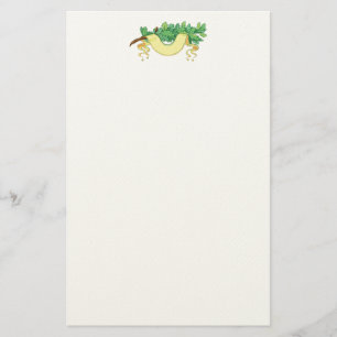 Papeterie Feuilles en feuilles de chêne et bannière