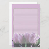 Papeterie Feuilles pourpres Papier à notes raccordées en opt (Devant / Derrière)