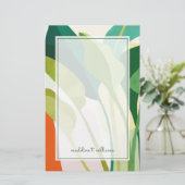 Papeterie Feuilles tropicaux (Debout devant)