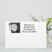 Papeterie Feux BMW (Debout devant)