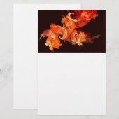 Papeterie Feux de danse Stationery d'art Abstrait (Devant / Derrière)