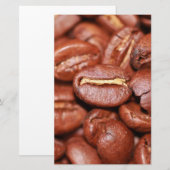 Papeterie Fèves de café grillées (Devant / Derrière)